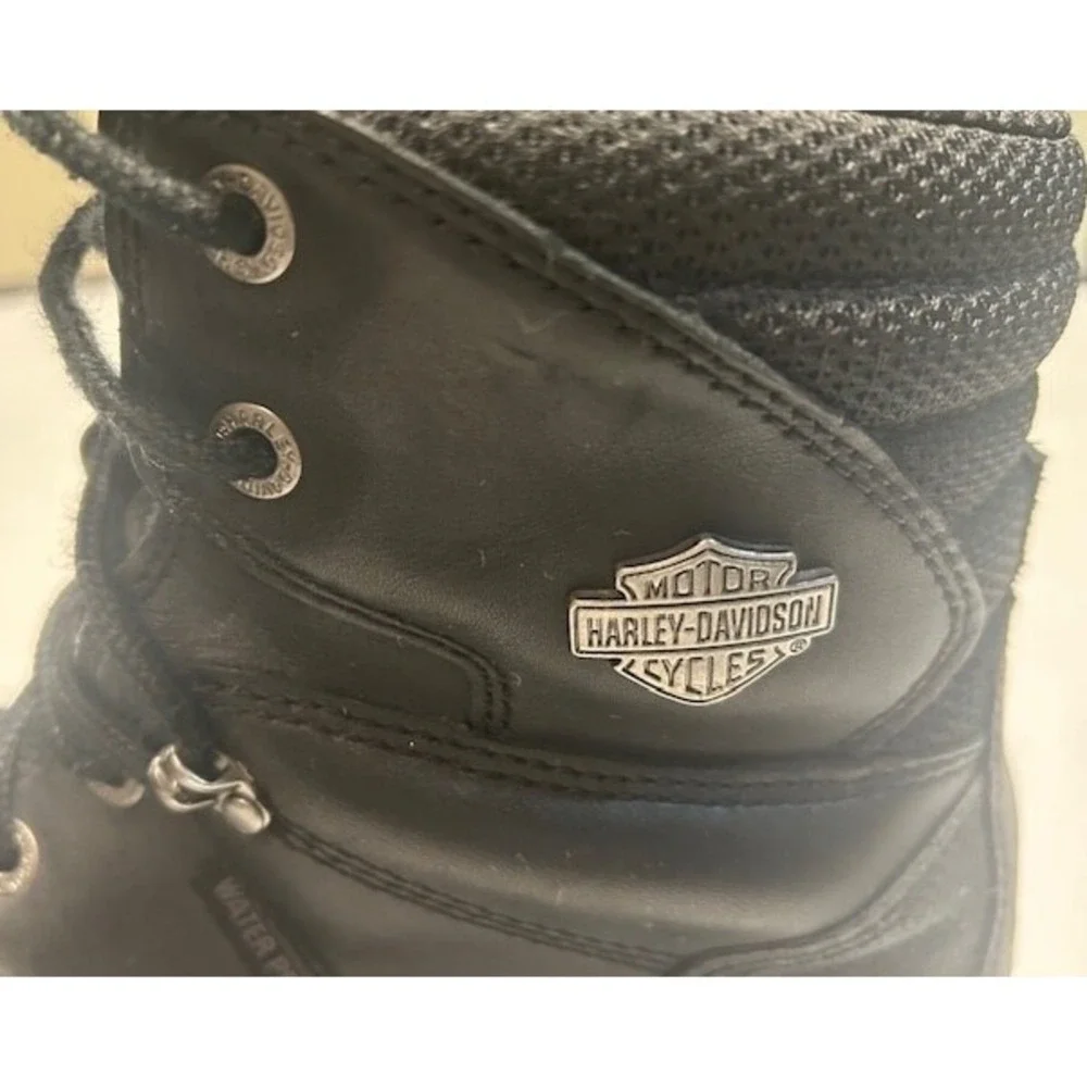 HARLEY-DAVIDSON Men's Roberts Waterproof Motorcycle Ankle Boots D96153 -‎ 11.5 M